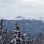 Blick auf den Peitlerkofel und die Rodenecker Alm