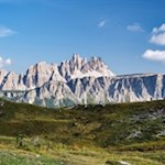 Unser Blick schweift auf die Croda da Lago