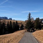 Unterwegs auf der Seiser Alm, der größten Hochalm Europas