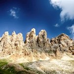 Mächtig ragen die Rosszähne in den Himmel