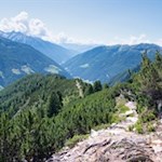 Im nunmehr freien Anstieg auf den Kreuzkofel