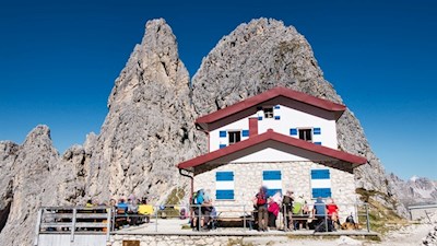 Il rifugio Fonda Savio è molto frequentato