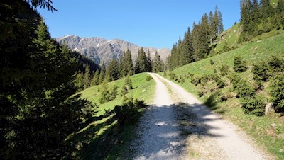 Auf dem Weg Nr. 30 zur Martalm