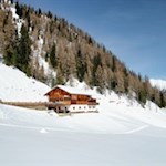Inmitten-einer-idyllischen-Winterlandschaft-liegt-die-Marxegger-Alm