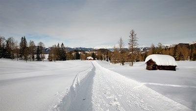 Schneeschuhwandern im Gadertal