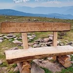 Aussichtsbank auf dem Spieler