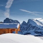 Blick auf den Lang- und Plattkofel