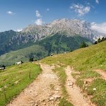 Abstieg von der Rotwandhütte zum Karerpass