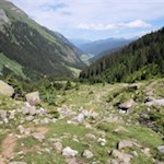 Auch auf dem Rückweg von der Hohen Kreuzspitze eröffnen sich verträumte Ausblicke