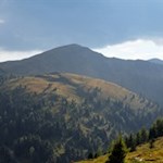 Unser Blick fällt auf den gegenüberliegenden Maurerberg