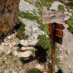 Die Wanderung zur Steviahütte ist gut ausgeschildert