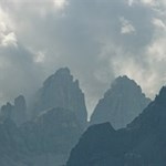 Blick auf die weltberühmten Drei Zinnen