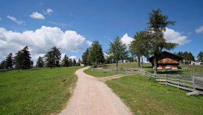 Sanft schlängelt sich der Europäische Wanderweg durch die liebliche Landschaft