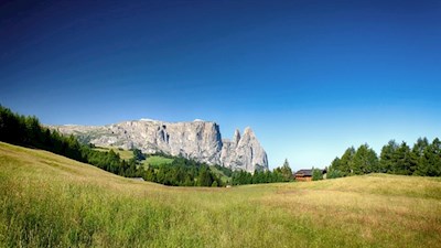 Malerischer Blick auf den Schlern