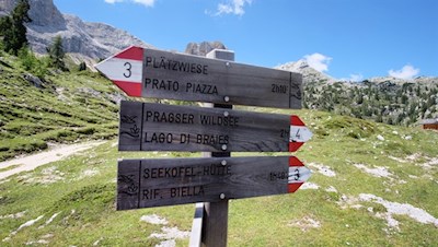 Die Wanderung ist bestens ausgeschildert