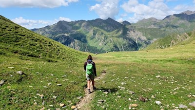 Auf dem Rückweg zur Fane Alm