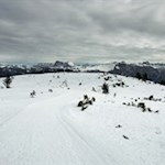 Auf dem Rittner Winter-Premium-Weg eröffnen sich malerische Ausblicke