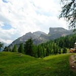 Hinter der Gardenacia Hütte führt der Weg Nr. 5 zurück ins Tal
