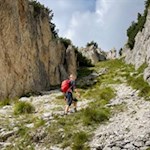Climb through the Forcela de Salares