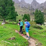 Anstieg auf das Kreuzjoch