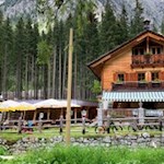 Die Wanderung auf den Staller Sattel beginnt und endet bei der Enzianhütte