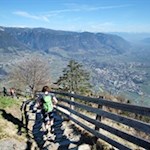 Auf dem Rückweg in Richtung Bergstation