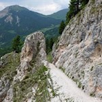 Blick auf den gegenüberliegenden Monte Pic
