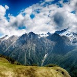 Blick auf die imposante Pfitscher Bergwelt