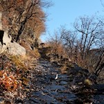 Im steilen Anstieg in Richtung Lengstein
