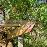 Der Weg nach Untertelfes ist gut ausgeschildert