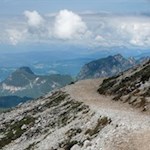 Blick auf den Tschafon und die Hammerwand