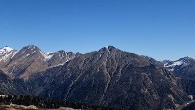 Blick auf das friedvolle Gaisjoch