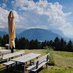 Auf der Ramitzler Schwaige öffnen sich verträumte Ausblicke