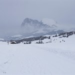 Blick auf den Lang- und Plattkofel