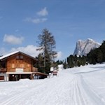 Die Edelweißhütte ist im Winter geschlossen