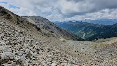 Nahe der Flaggerscharte