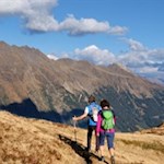 Auf dem Rückweg von der Zunderspitze folgen wir zunächst dem Hinweg