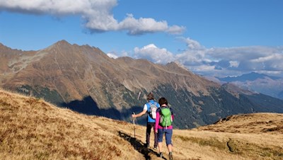 Auf dem Rückweg von der Zunderspitze folgen wir zunächst dem Hinweg