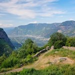 Ausblick von der Leuchtenburg in Kaltern