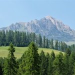 Unser Blick fällt auf den markanten Peitlerkofel