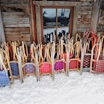 Rodeln von der Steinzgeralm