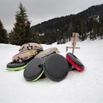 Die Reifenrutschbahn neben der Halslhütte verlockt zum schwungvollen Wintervergnügen