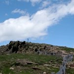 Auf dem Weg Nr. 10 zum Gipfelkreuz der Außerraschötz