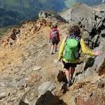 Abstieg von der Rotbachlspitze