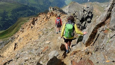 Abstieg von der Rotbachlspitze