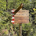 L'ascesa al Karersee (Lago di Carezza) è segnalata con 1:30 h