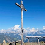 Gipfelkreuz des Campill