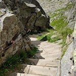 Die Teufelsstiege macht ihrem Namen alle Ehre