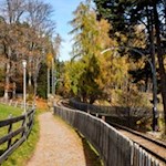 Entlang der nostalgischen Rittner Schmalspurbahn nach Oberbozen