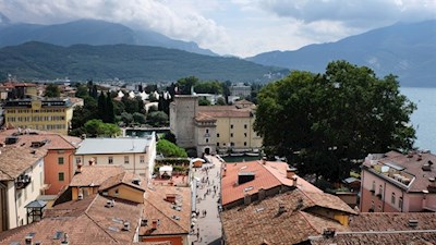 Die Rocca di Riva, eine Wasserburg im Norden des Gardasees